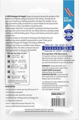 Show full view: Himalayan Pet Supply Bacon Dog Treat, Small, 2 count bundle slide 4 of 10