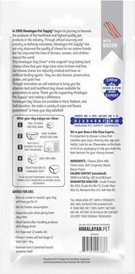 Show full view: Himalayan Pet Supply Bacon Dog Treat, X-Large slide 3 of 8