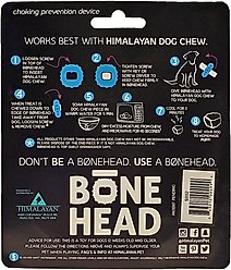 Himalayan Pet Supply Bonehead Chew Guardian Chew Smarter & Longer Dog Toy, Blue, Large slide 2 of 8
