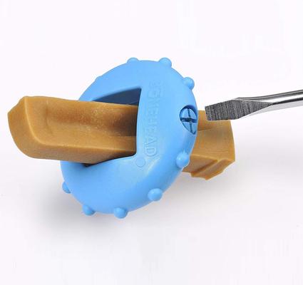 Show full view: Himalayan Pet Supply Bonehead Chew Guardian Chew Smarter & Longer Dog Toy, Blue, Large slide 3 of 9