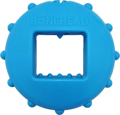 Show full view: Himalayan Pet Supply Bonehead Chew Guardian Chew Smarter & Longer Dog Toy, Blue, Large slide 4 of 9
