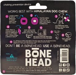 Himalayan Pet Supply Bonehead Chew Guardian Chew Smarter & Longer Dog Toy, Purple, Small slide 2 of 8