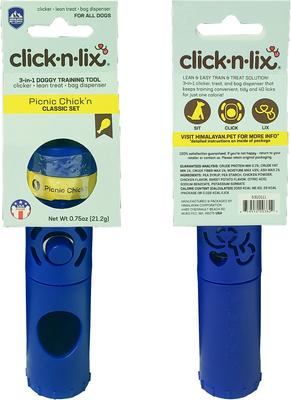Show full view: Himalayan Pet Supply Click-n-lix Picnic Chicken Treat Classic Set Dog Training Tool slide 2 of 9
