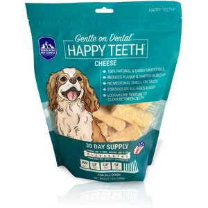 Himalayan Pet Supply Daily Dental Cheese Dog Treats, 30 count
