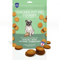 Himalayan Pet Supply Grain-Free Chicken Pot Pie Cookies Crunchy Dog Treats, 14-oz bag