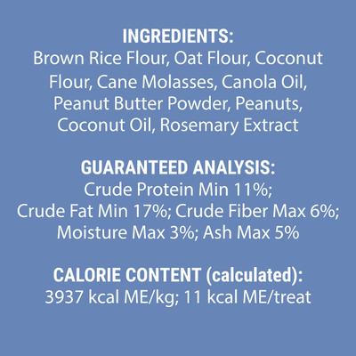 Show full view: Himalayan Pet Supply Grain-Free Peanut Butter Cookies Crunchy Dog Treats, 14-oz bag slide 5 of 7