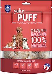 Himalayan Pet Supply Grain-Free yakyPUFF Bacon Flavor Dog Treats, 3-oz bag