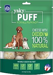 Himalayan Pet Supply Grain-Free yakyPUFF Chicken Dog Treats, 3-oz bag
