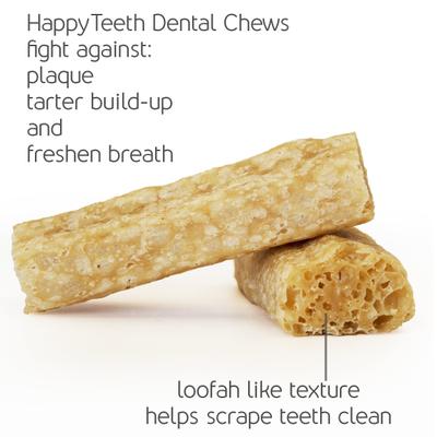 Show full view: Himalayan Pet Supply Happy Teeth Large Bacon Flavor Dental Dog Treat, 2 count slide 4 of 9