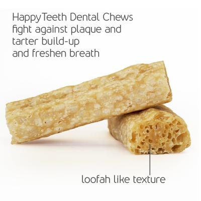 Show full view: Himalayan Pet Supply Happy Teeth Large Peanut Butter Flavor Dental Dog Treat, 2 count slide 5 of 9