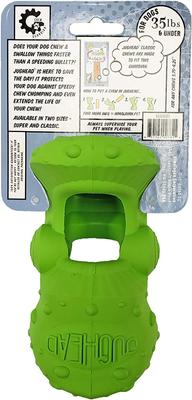 Show full view: Himalayan Pet Supply Jughead Chew Guardian Chew Smarter Chew Longer Dog Toy, Green, Classic slide 2 of 10