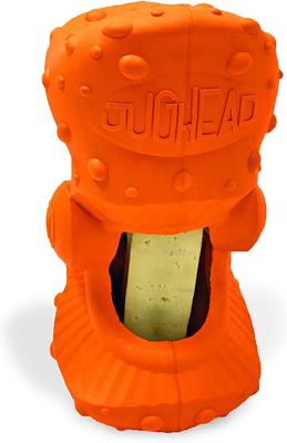 Show full view: Himalayan Pet Supply Jughead Chew Guardian Chew Smarter Chew Longer Dog Toy, Orange, Super slide 7 of 9