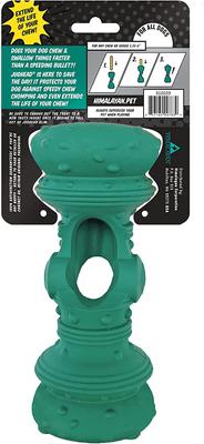Show full view: Himalayan Pet Supply Jughead Slim Chew Guardian Chew Smarter Chew Longer Dog Toy, Green, Medium slide 2 of 9