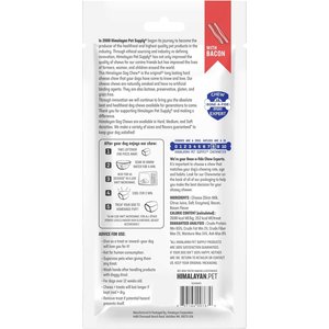Himalayan Pet Supply Large Bacon Dog Treat, 1 count