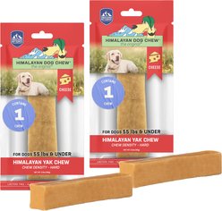 Himalayan Pet Supply Large Natural Cheese Dog Treats, 2 count bundle