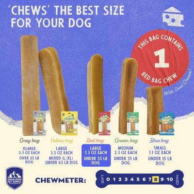 Show full view: Himalayan Pet Supply Large Natural Cheese Dog Treats, 2 count bundle slide 5 of 11