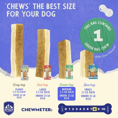 Show full view: Himalayan Pet Supply Medium Peanut Butter Dog Treat, 2 count bundle slide 5 of 10