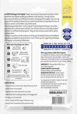 Show full view: Himalayan Pet Supply Natural Cheese Dog Treats, Small slide 3 of 10