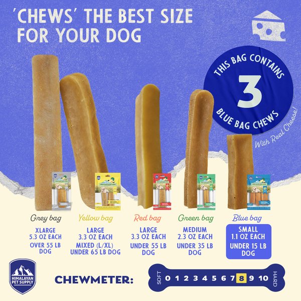Show full view: Himalayan Pet Supply Natural Cheese Dog Treats, Small slide 4 of 10