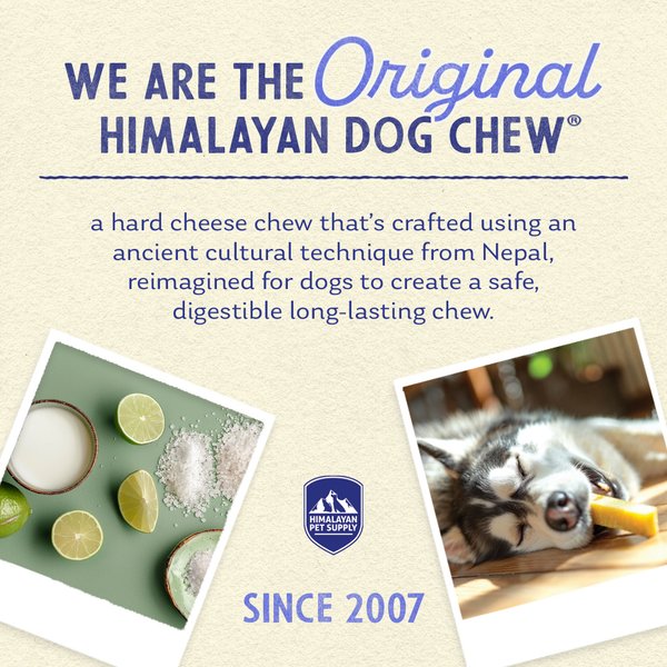 Show full view: Himalayan Pet Supply Natural Cheese Dog Treats, Small slide 6 of 10