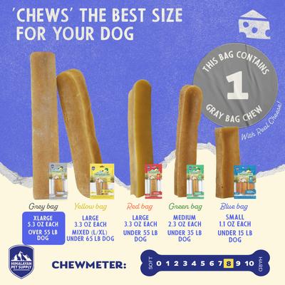 Show full view: Himalayan Pet Supply Natural Cheese X-Large Dog Treats, 1 count slide 4 of 10
