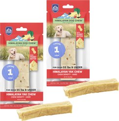 Himalayan Pet Supply Peanut Butter Dog Treat, Large, 2 count bundle