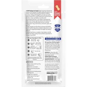 Himalayan Pet Supply Peanut Butter Dog Treat, Large