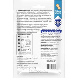 Himalayan Pet Supply Peanut Butter Dog Treat, Small