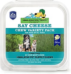 Himalayan Pet Supply Say Cheese Variety Pack Dog Treats, 32-oz tub