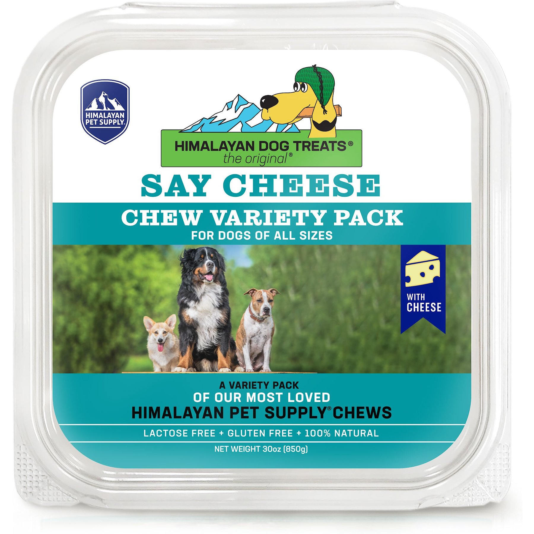 Himalayan Dog Chew Say Cheese Variety Pack Dog Treats, 32-oz tub