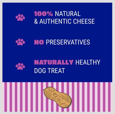 Show full view: Himalayan Pet Supply yaky CHARMS Peanut Butter Dog Treats, 12 count slide 7 of 10