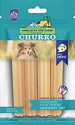 Himalayan Pet Supply yakyCHURRO Cheese Dog Treats, 12 count bundle