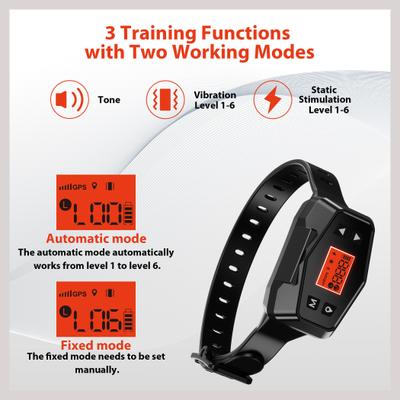 Show full view: Hoistspark F800 GPS Wireless Outdoor Electric Dog GPS & Activity Tracker, Black slide 2 of 12