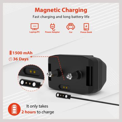 Show full view: Hoistspark F800 GPS Wireless Outdoor Electric Dog GPS & Activity Tracker, Black slide 7 of 12