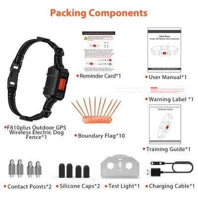 Show full view: Hoistspark GPS Wireless Fence System Dog Tracker, Black, Medium slide 9 of 11