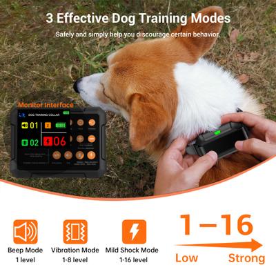 Show full view: Hoistspark Last Technology 3 in 1 Radar Signal Wireless Electronic Fence Indoor & Outdoor Dog Training Collar, Medium, Black, 1 count slide 6 of 10