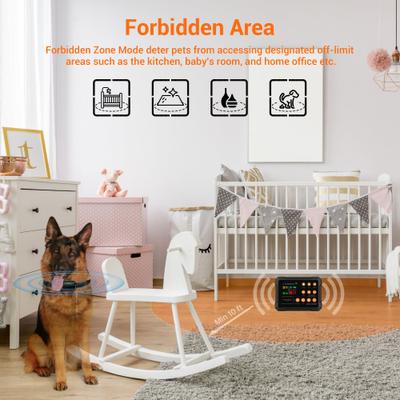 Show full view: Hoistspark Last Technology 3 in 1 Radar Signal Wireless Electronic Fence Indoor & Outdoor Dog Training Collar, Medium, Black, 1 count slide 5 of 10