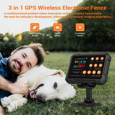 Show full view: Hoistspark Last Technology 3 in 1 Radar Signal Wireless Electronic Fence Indoor & Outdoor Dog Training Collar, Medium, Black, 1 count slide 2 of 10