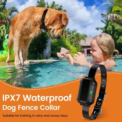 Show full view: Hoistspark Last Technology Radar Signal Wireless Electronic Fence F900 Indoor & Outdoor Dog Training Collar, Medium, Black, 1 count slide 7 of 10