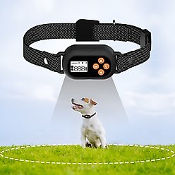 Hoistspark Smart Wireless Electric Fence GPS Dog Collar Fence System, Medium, Black