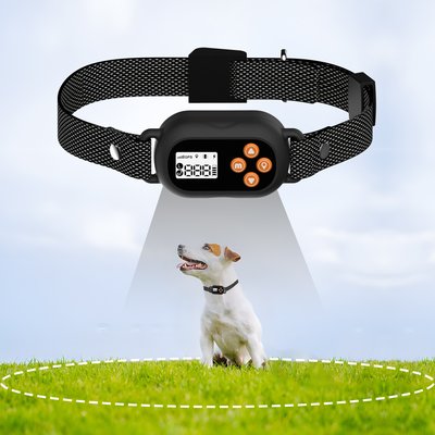 Hoistspark Hoistspark Smart Wireless Electric Fence GPS Dog Collar Fence System, Medium, Black