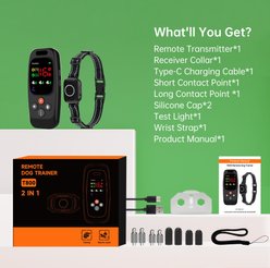 Hoistspark T800 Waterproof Dog Training Collar, Medium, Black slide 2 of 9