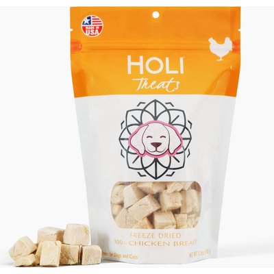 HOLI HOLI Chicken Breast Grain-Free Freeze-Dried Dog Treats, 1.75-oz bag