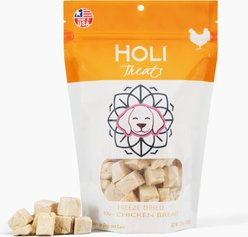 HOLI Chicken Breast Grain-Free Freeze-Dried Dog Treats, 3.5-oz bag