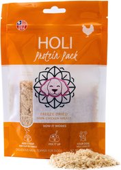 HOLI Chicken Breast Protein Pack Grain-Free Freeze-Dried Dog Food Topper, 1.75-oz bag