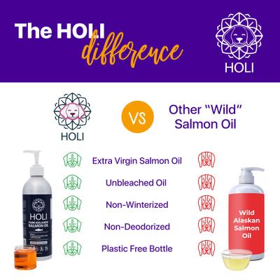Show full view: HOLI Pure Icelandic Salmon Oil Skin & Coat Health Dog Supplement, 16-fl oz bottle slide 6 of 7