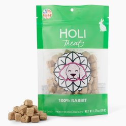 HOLI Rabbit Grain-Free Freeze-Dried Dog Treats, 1.75-oz bag