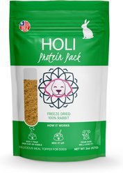 HOLI Rabbit Protein Pack Grain-Free Freeze-Dried Dog Food Topper, 8-oz bag slide 2 of 7
