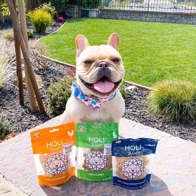 Show full view: HOLI Wild Caught Salmon Grain-Free Freeze-Dried Dog Treats, 1.5-oz bag slide 8 of 9