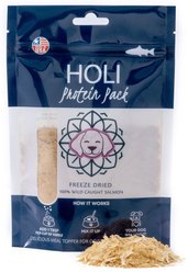 HOLI Wild Caught Salmon Protein Pack Grain-Free Freeze-Dried Dog Food Topper, 1.75-oz bag